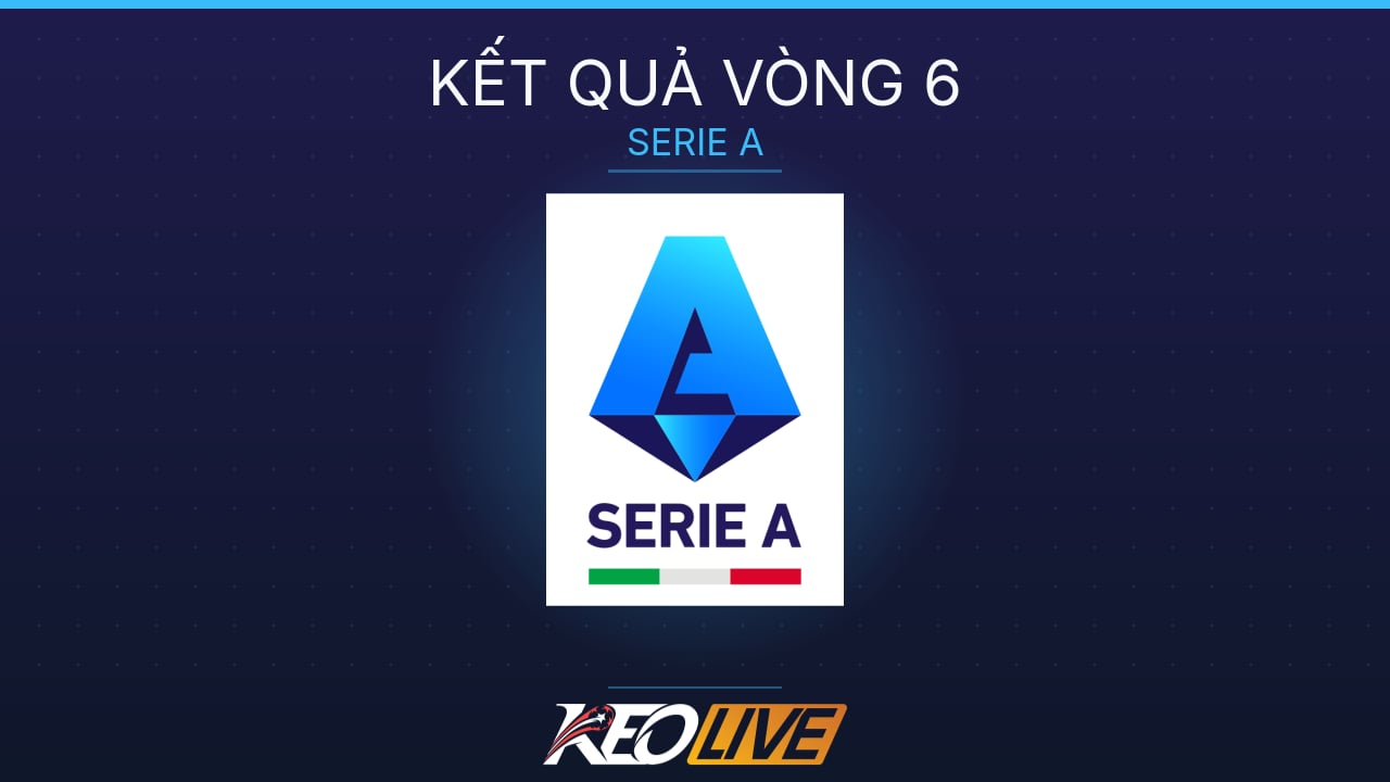 Hình ảnh cho bài Kết quả bóng đá Serie A vòng 6: Bất ngờ lớn tại vòng 6