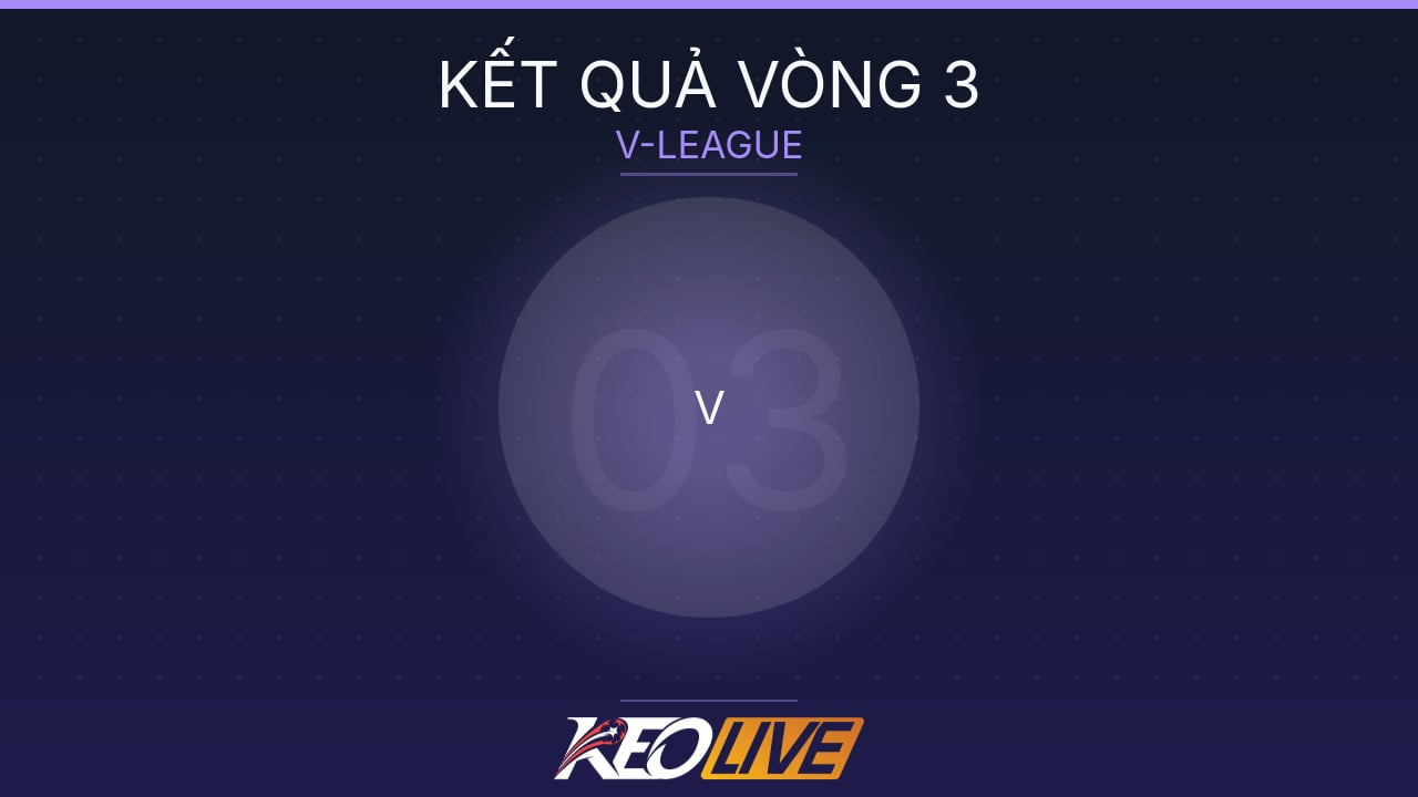 Mô tả hình ảnh cho bài viết Kết quả bóng đá V-League vòng 3: Bất ngờ lớn ở vòng 3 V-League
