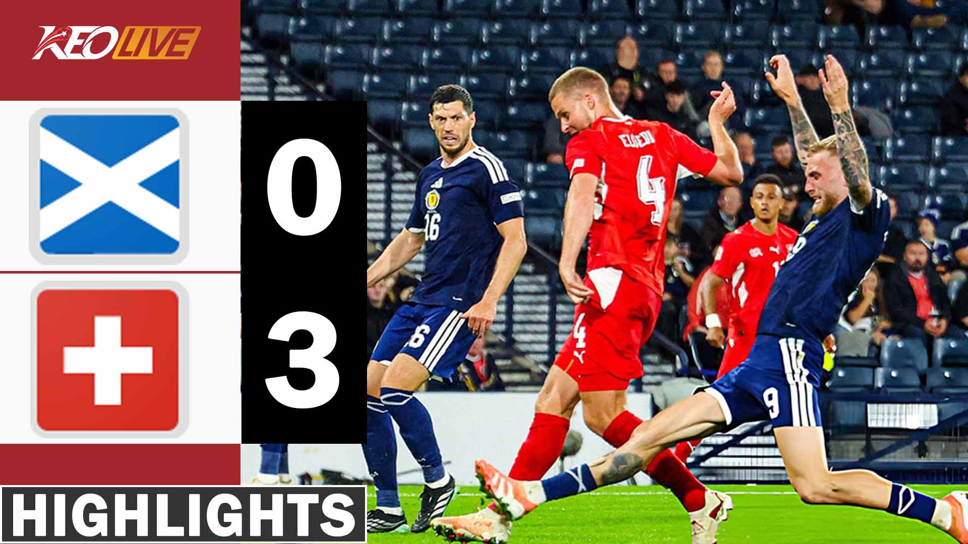 HIGHLIGHT SCOTLAND - THỤY SĨ: LỢI THẾ BẤT NGỜ ĐẾN SỚM, THẮNG LỢI QUAN TRỌNG | NATIONS LEAGUE 26-27