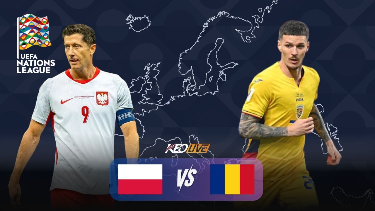 Trận đấu giữa Ba Lan vs Romania | Keolive