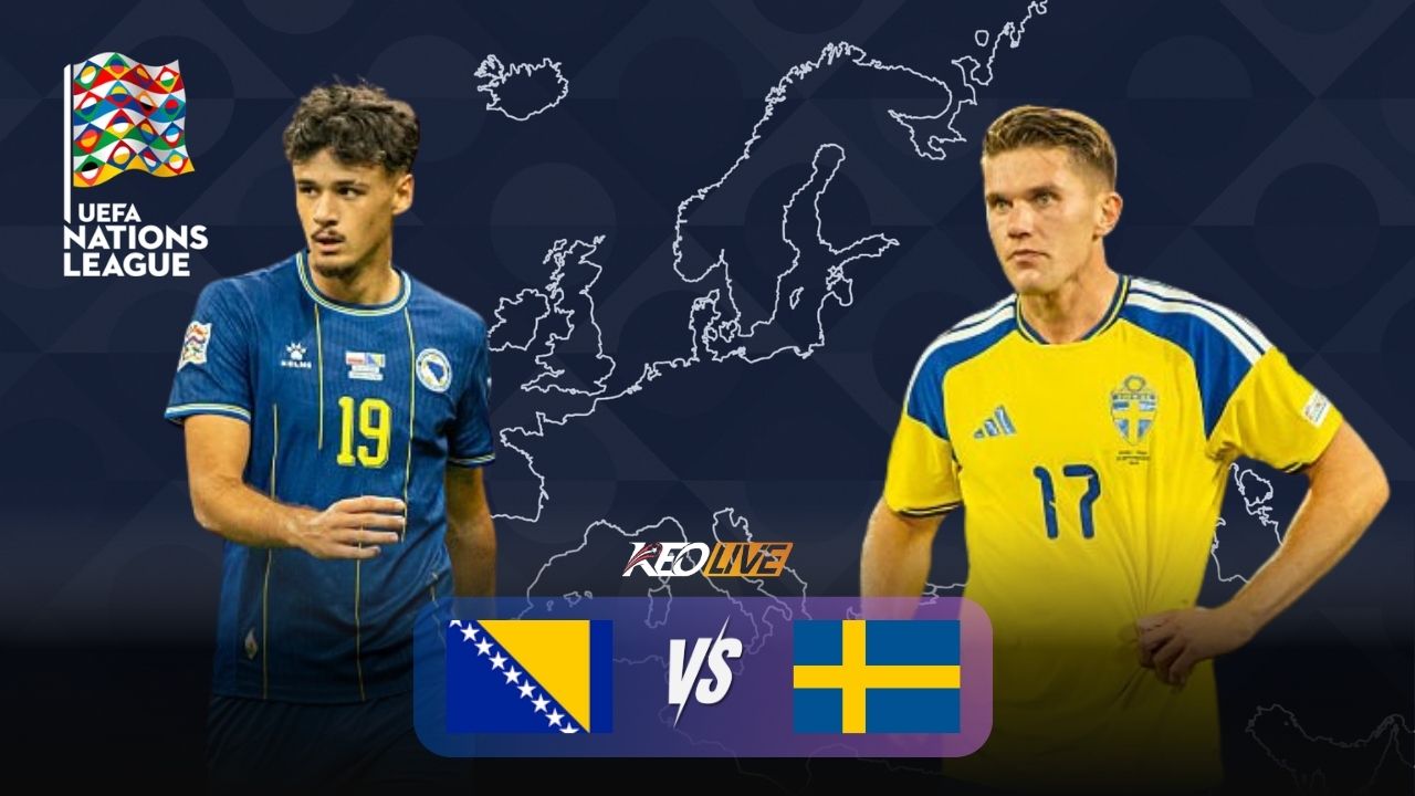 Trận đấu giữa Bosnia & Herzegovina vs Thụy Điển | Keolive