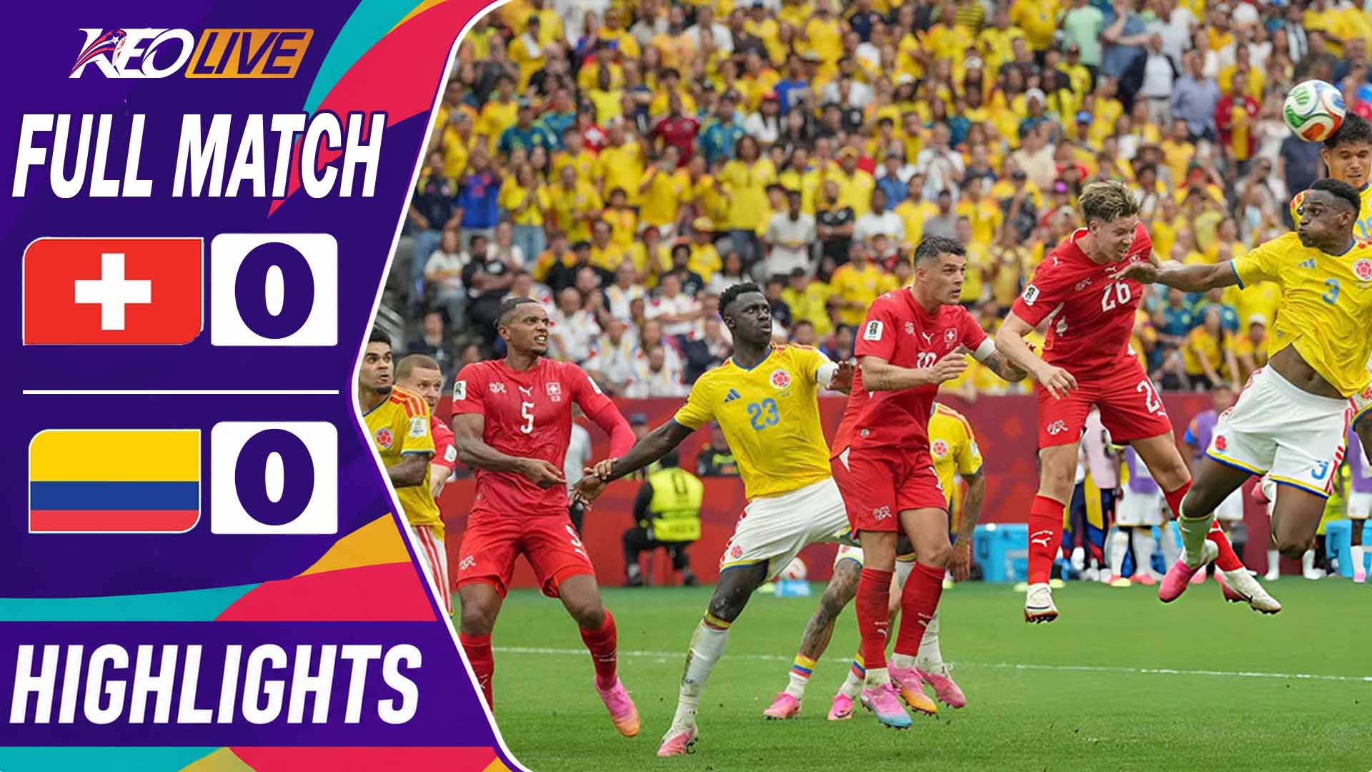 Highlights |Switzerland 0–0 Colombia | FIFA World Cup 2026™