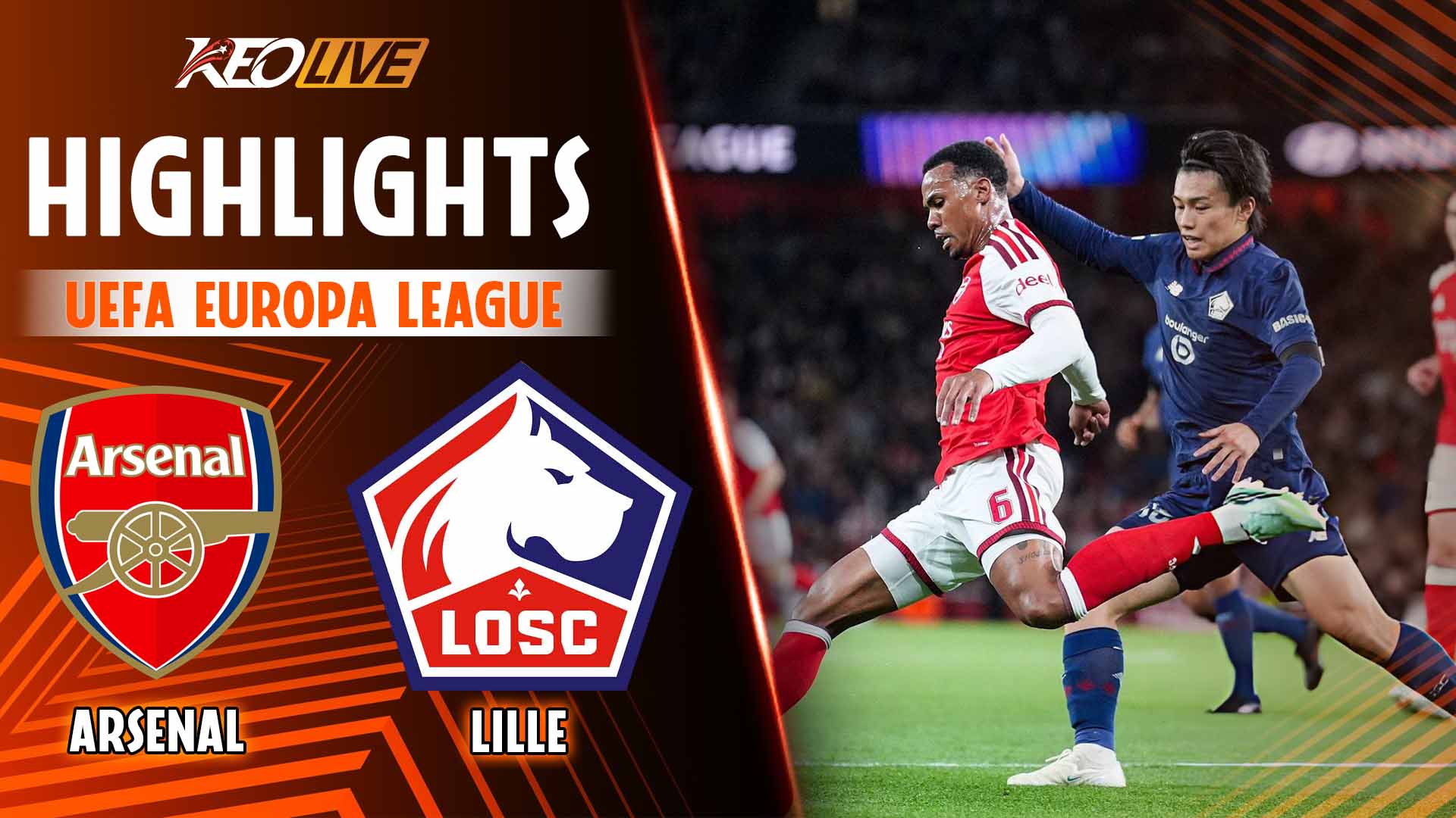 HIGHLIGHTS ARSENAL VS LILLE: TIẾP CHUỖI NGÀY VUI, NẾM TRỌN VỊ NGỌT NGÀO| CHAMPIONS LEAGUE