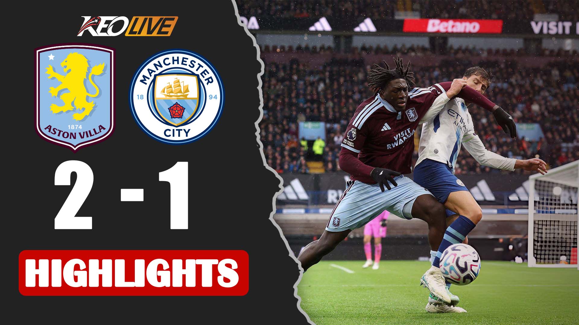  HIGHLIGHTS: ASTON VILLA - MAN CITY | QUÁI VẬT JACKSON LU MỜ HAALAND | NGOẠI HẠNG ANH 2026/27