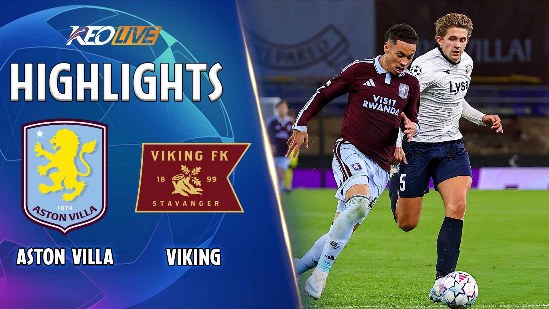  Highlights ASTON VILLA vs VIKING | Đẳng cấp ngoại hạng, Alysson rực cháy | Champions League 26/27
