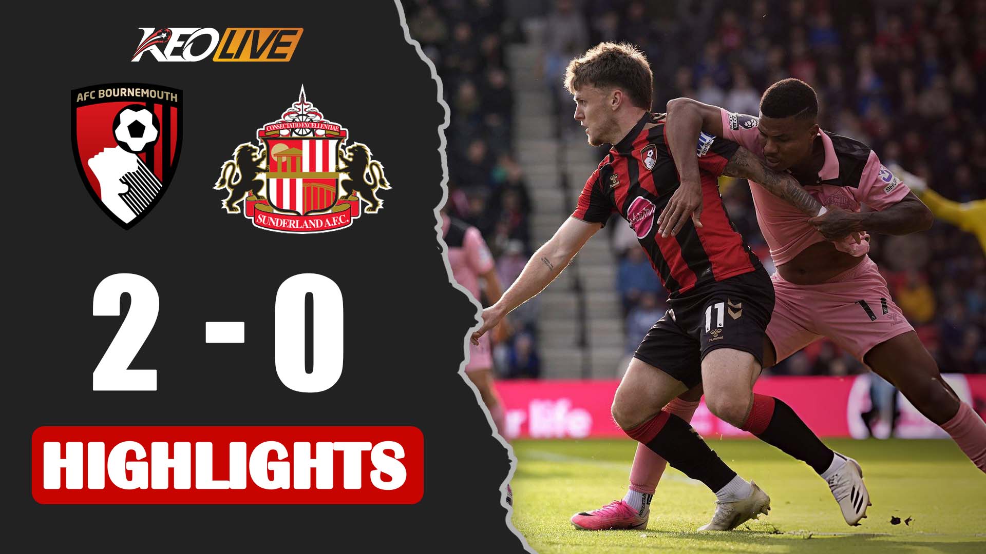  Defeat at the Vitality | Bournemouth 2-0 Sunderland AFC | Premier League Highlights
