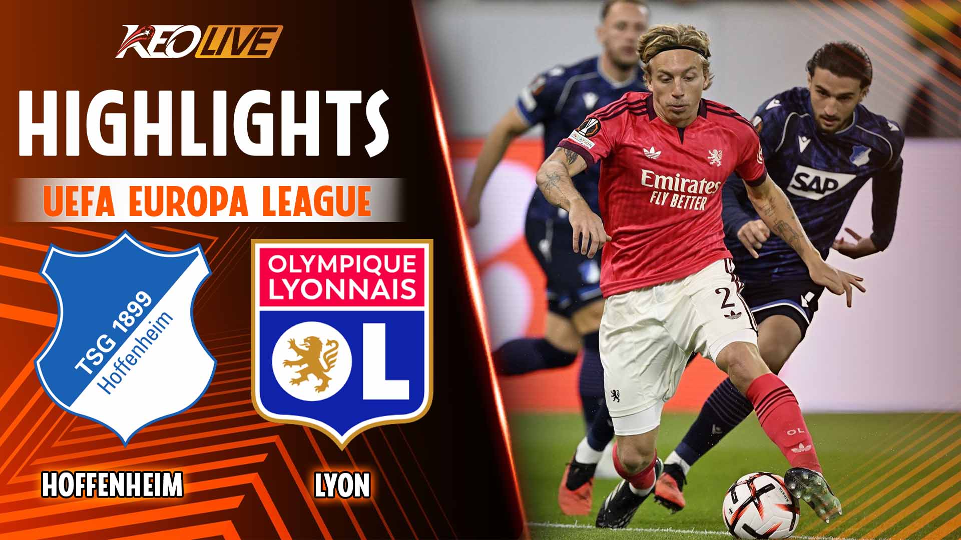  HIGHLIGHTS | HOFFENHEIM - LYON | NỖ LỰC KHÔNG NGỪNG NGHỈ, BA ĐIỂM XỨNG ĐÁNG | EUROPA LEAGUE 26-27