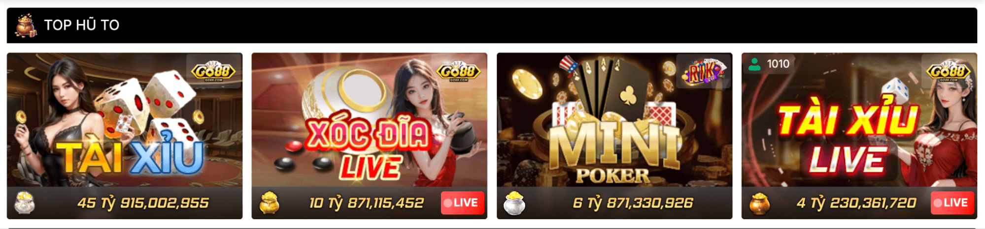 Làm sao để biết các nhà cái đang có hũ khủng nào?